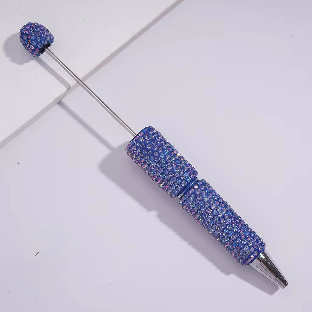 Clear Shinny Rhinestone Clay  Beadable Pens