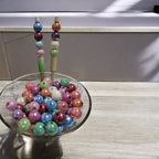 16mm Cracked Paint Beads-G3