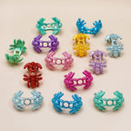 Colorful Metallic Metal Spider Bead Caps (10pcs)