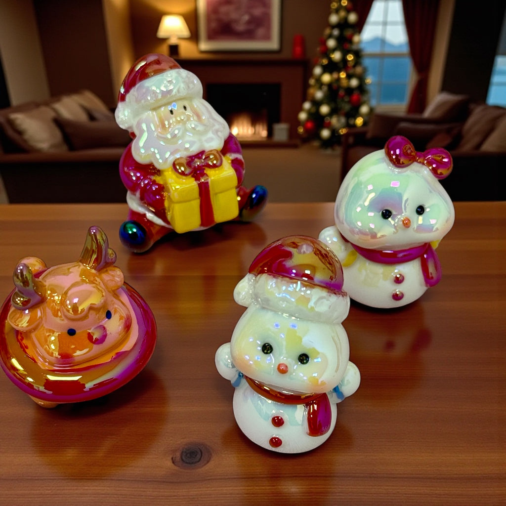 3D Christmas Character Beads (5pcs)
