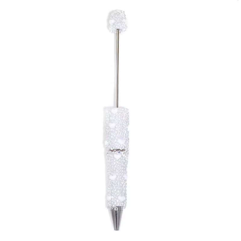 Love Heart Bubble Bright Beadable Pens