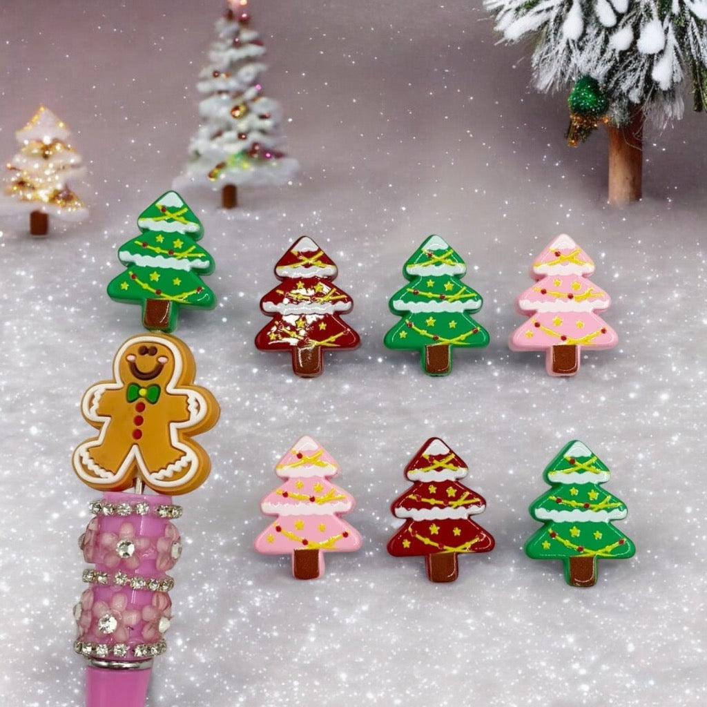 Christmas Tree Beads (10 piece) Style 2 Main image