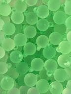 16mm Frosted Solids Pendant Beads (Single Color and Mix)