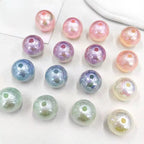 16mm Rough Faced AB Solid Neutrals Mix-F15