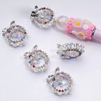 24mm  Alloy Rhinestone Garland Beads