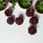 18mm Fancy Clay Daisy and Stone Beads (Brights)
