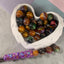 16mm Tricolor Golden Shimmer and Cat Eye Beads