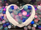 16mm Two Colored Matte Cateye Mermaid Mix-I17