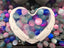 16mm Two Colored Matte Cateye Mermaid Mix-I17