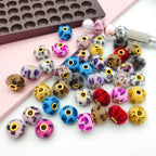 Leopard Print Spacer Beads-Q18
