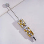 Rectangle Square Rhinestone Beadable Pens