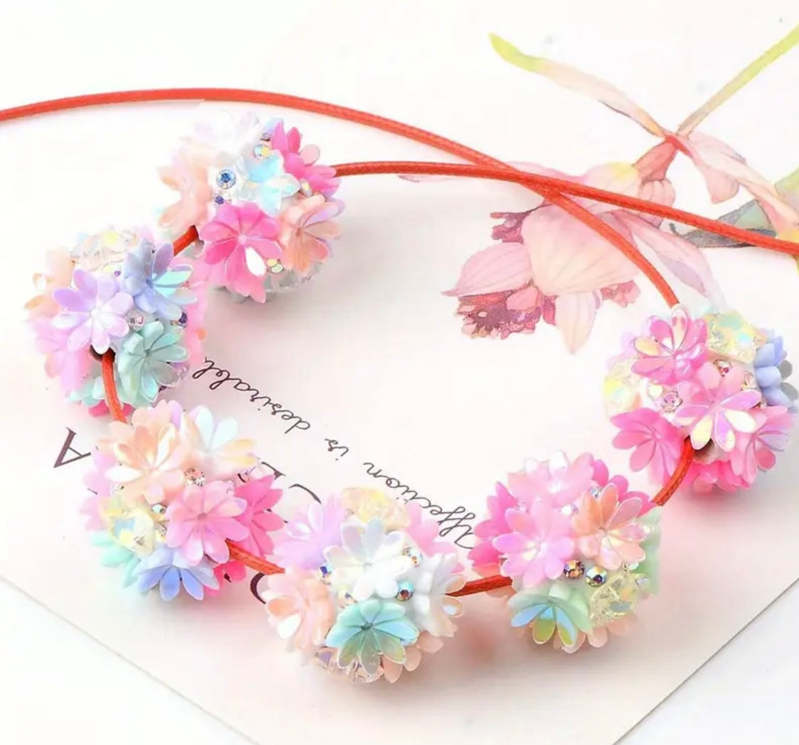 16mm Multicolor Daisy Fancy Beads