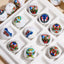 16mm Puertorican Pride Beads-C9