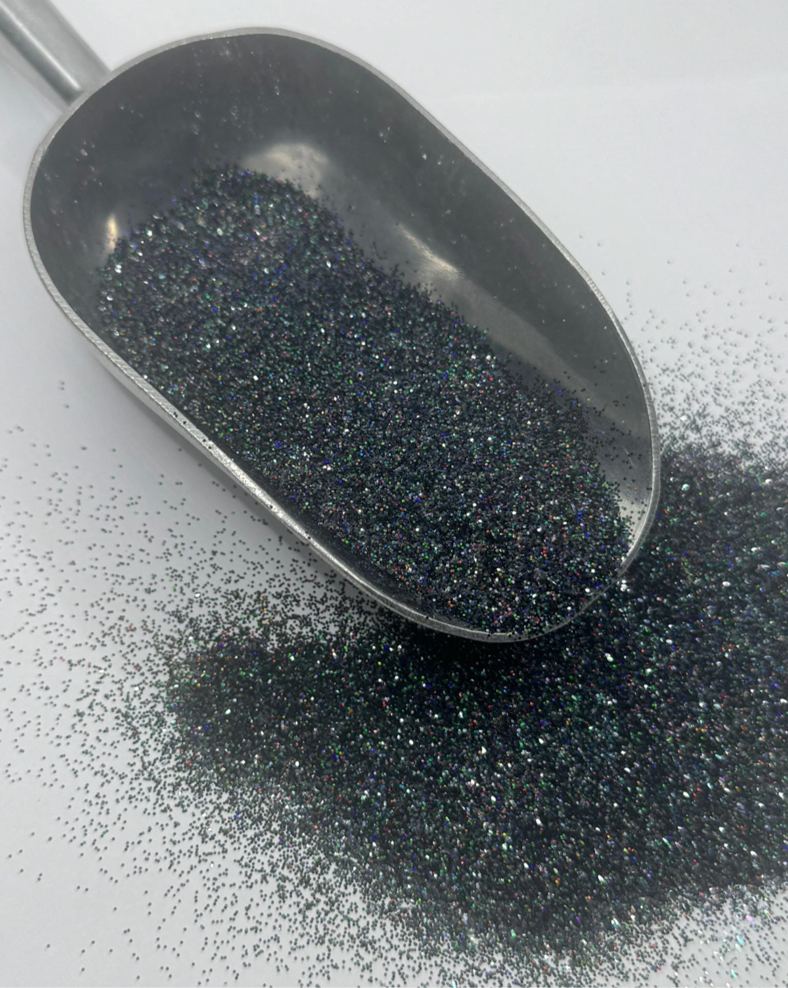 Black Holographic Ultra Fine Glitter-✨️