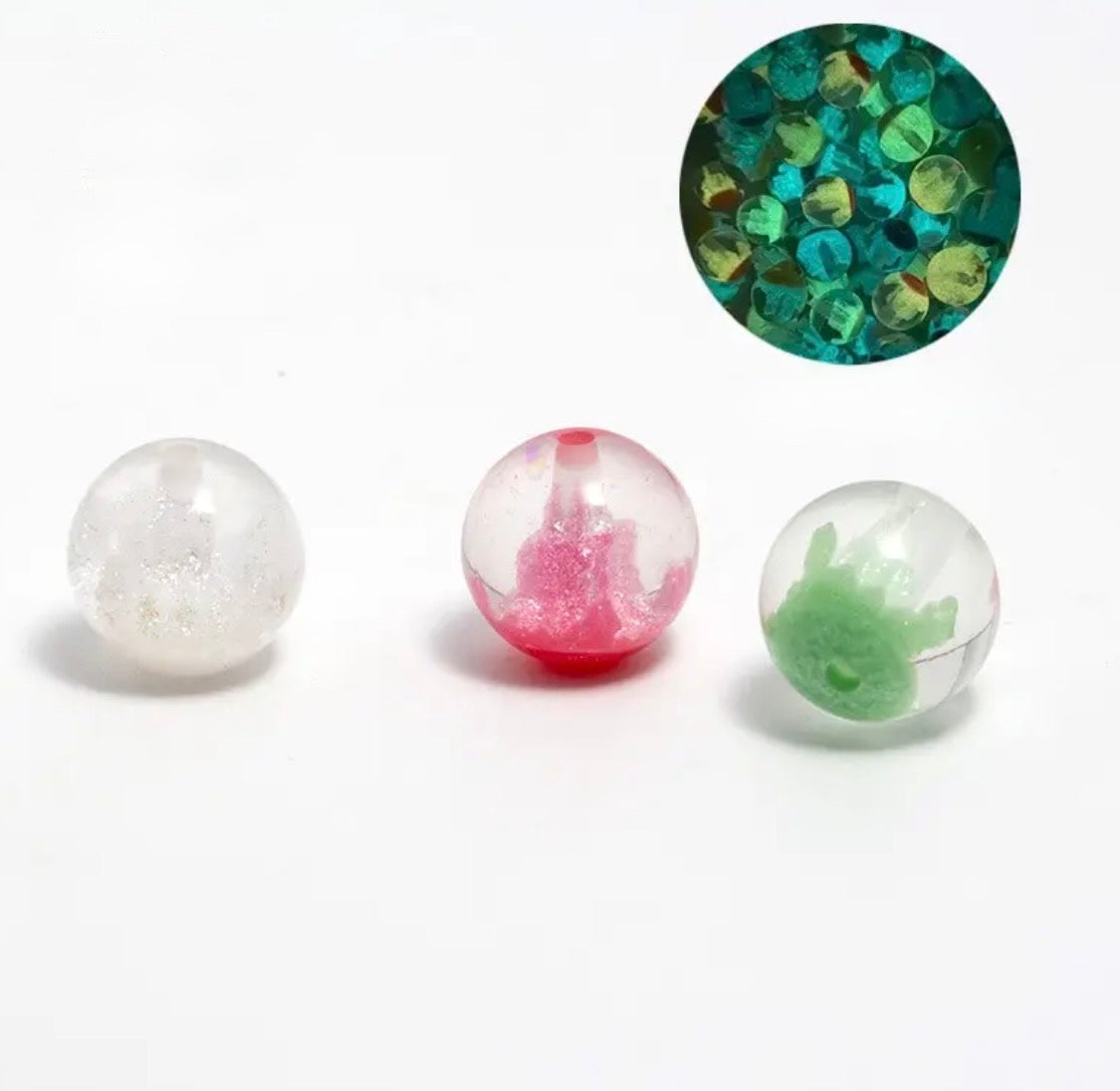 16mm Glow Geode Bead Mix Secondary image