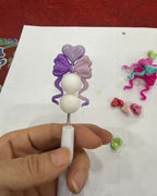 Cute Bow Silicone Focal Bead