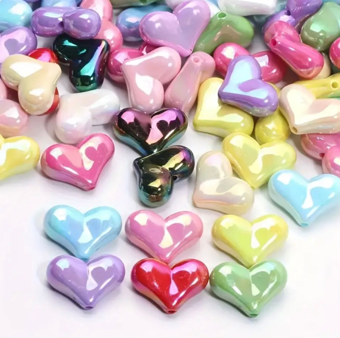 Heart Beads Mix-P21 Secondary image