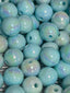 16mm UV Covered Beads Blue Cotton Candy