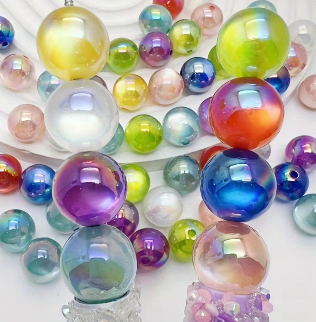 16mm Shiny UV Cat Eye Beads Mix-Y11