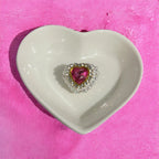 20mm Hearts with Rhinestones and Pearls
