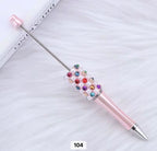 Rhinestone Pearl Shinny Metallic Beadable Pens