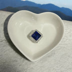 16mm Square Metal Rhinestone Beads