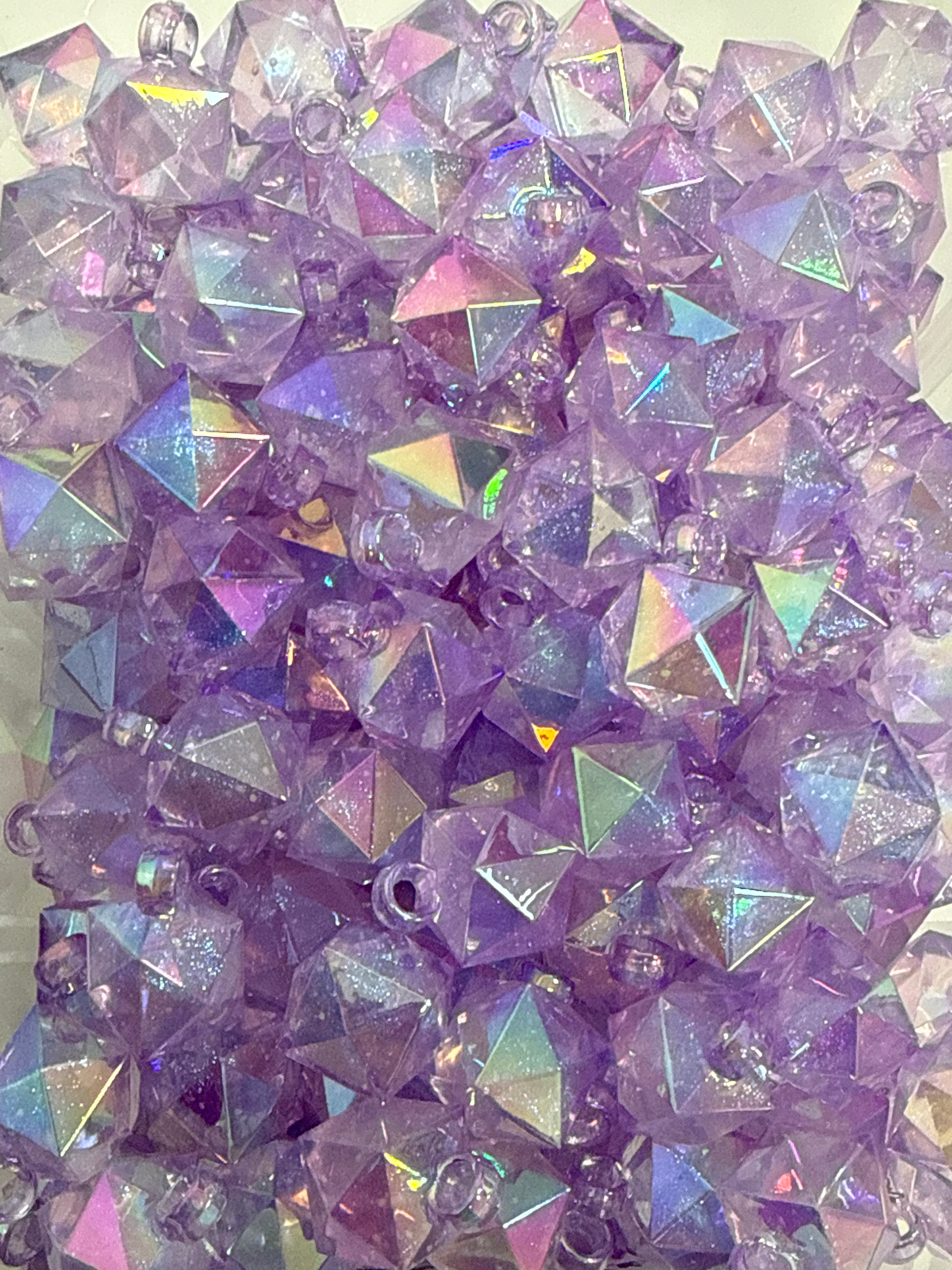 16mm Luminous Galaxy Pendant Beads (Mix and Single Color) Secondary image