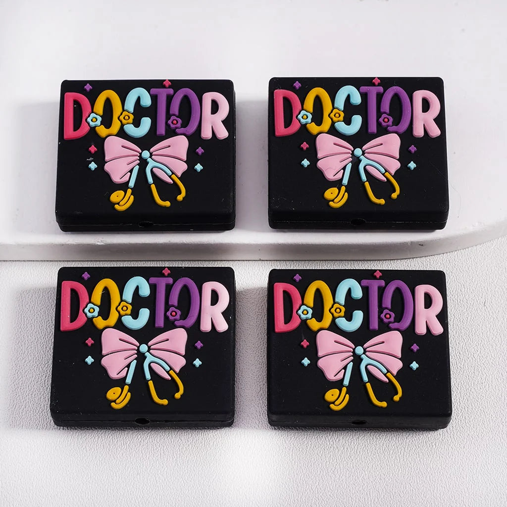 Silicone Focal Beads Medical Series Doctor