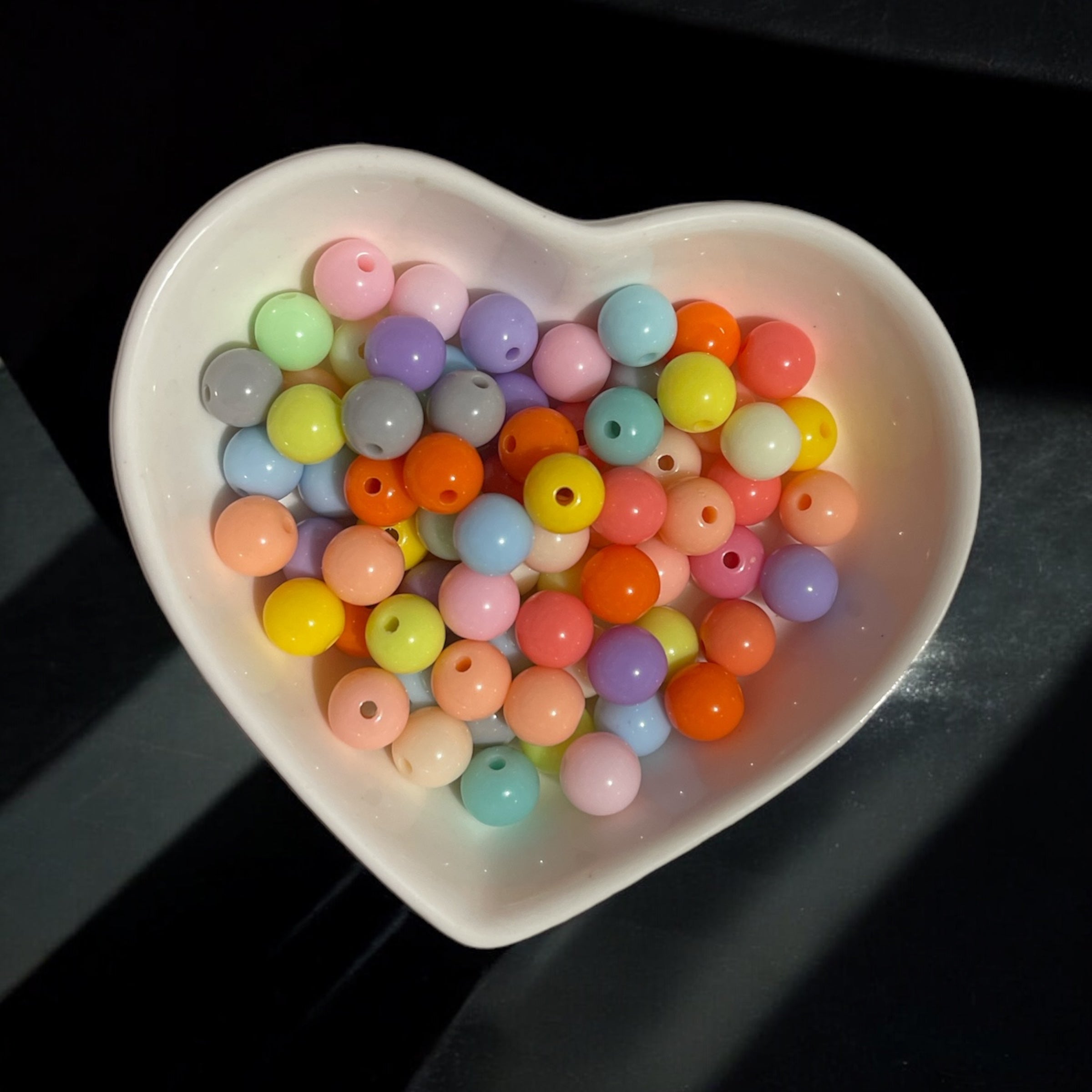 8mm Macaroon Colored Beads Mix Secondary image