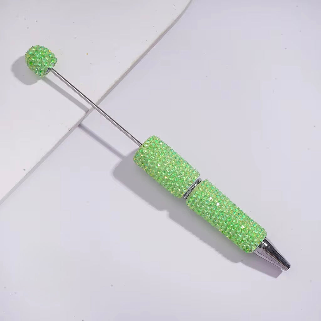 Clear Shinny Rhinestone Clay  Beadable Pens