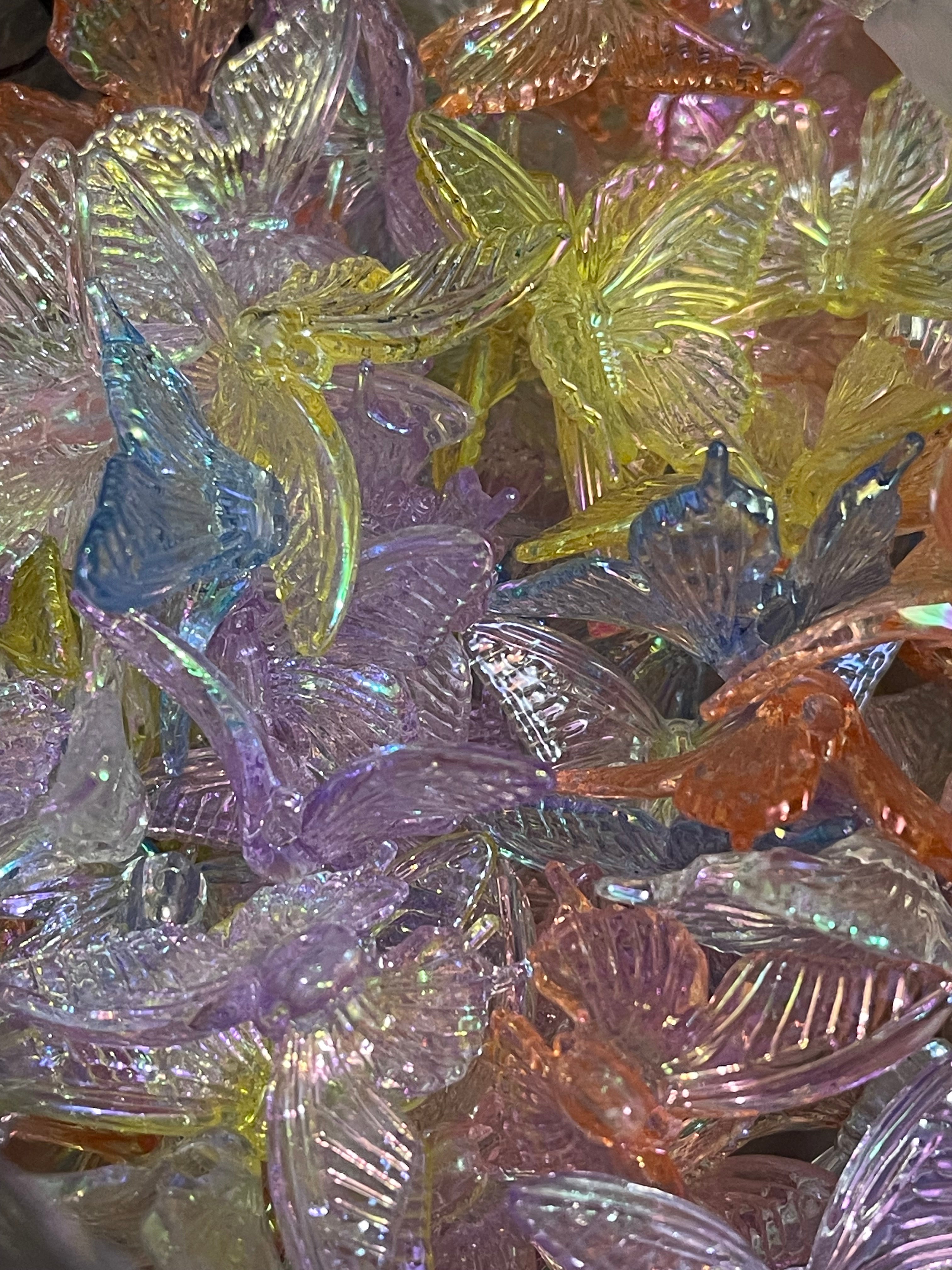 Butterfly Focal Bead Clear Mix (10Pcs) Main image