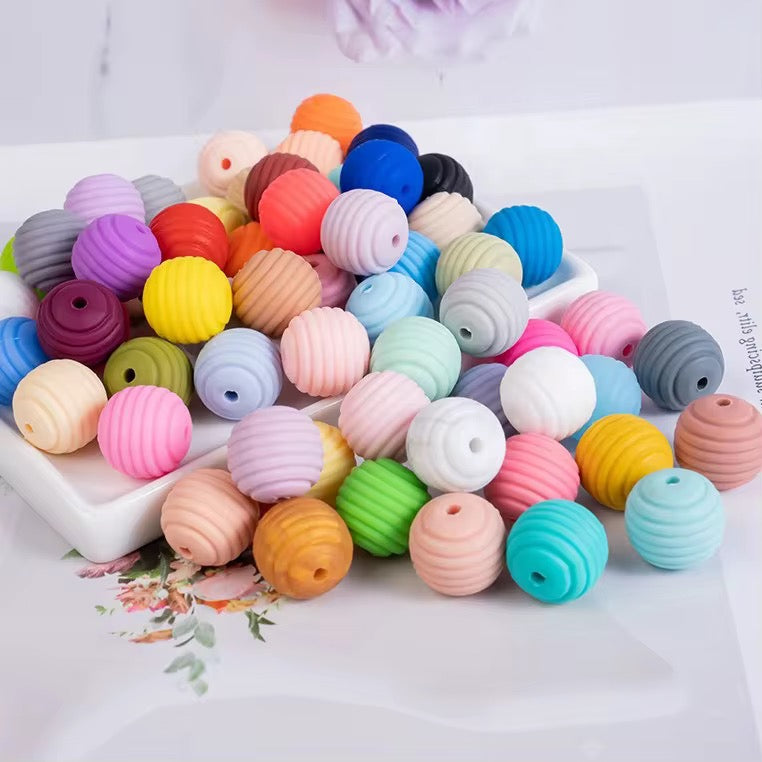14mm Silicone Honeycomb Beads-E9 Main image