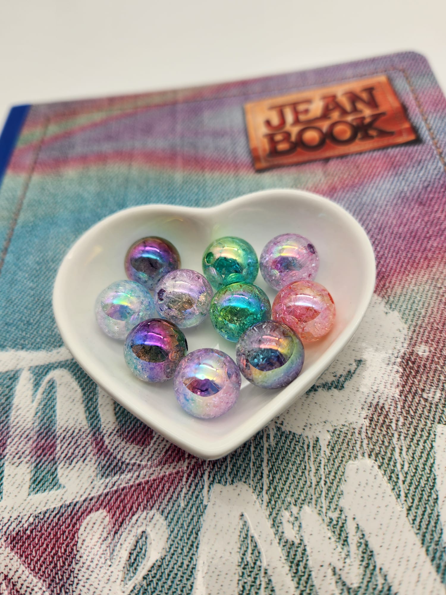 16mm Cracked Ombre Beads Mermaid Mix-🎡