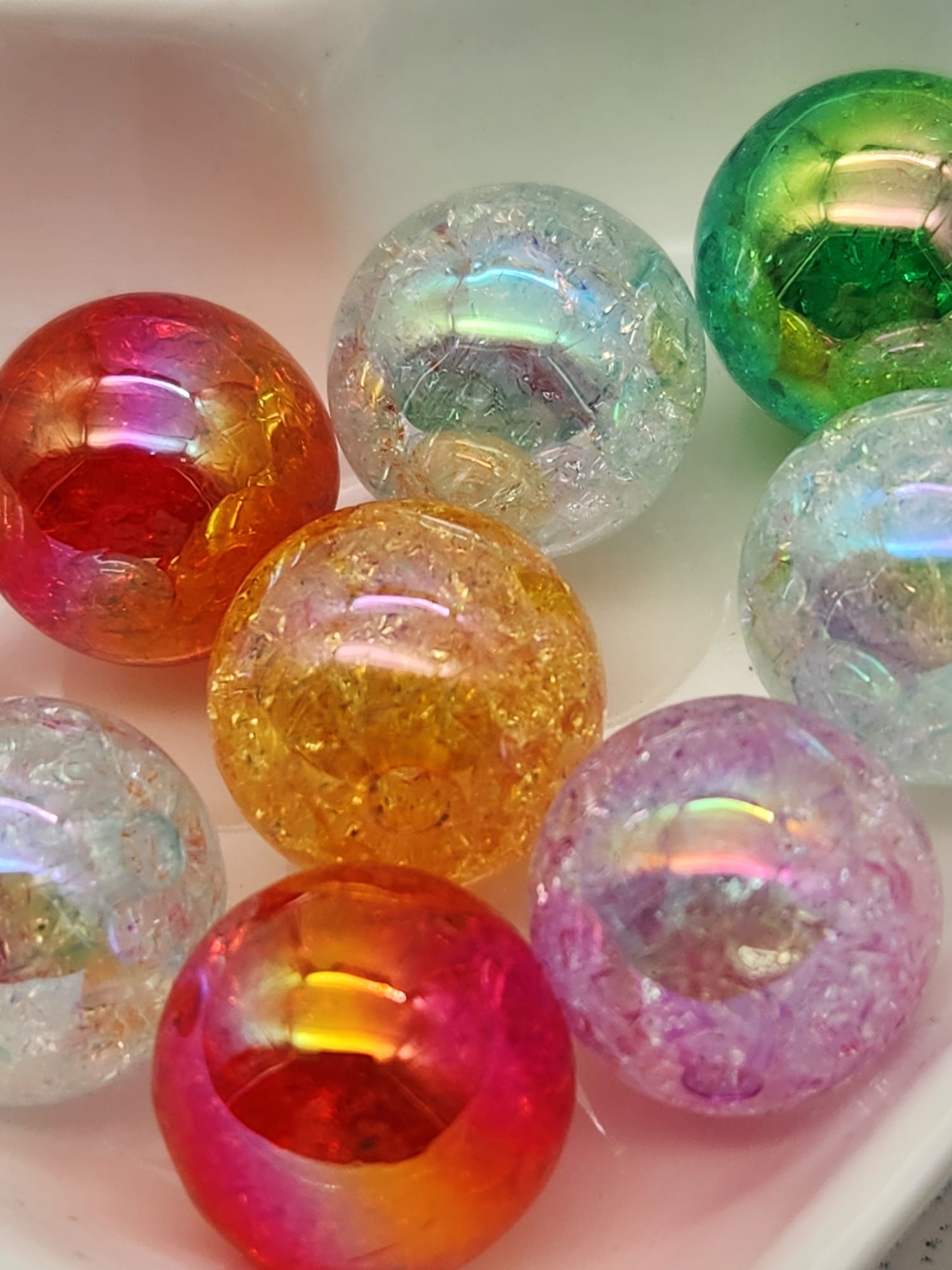 16mm Cracked Beads Mix-O13 Main image