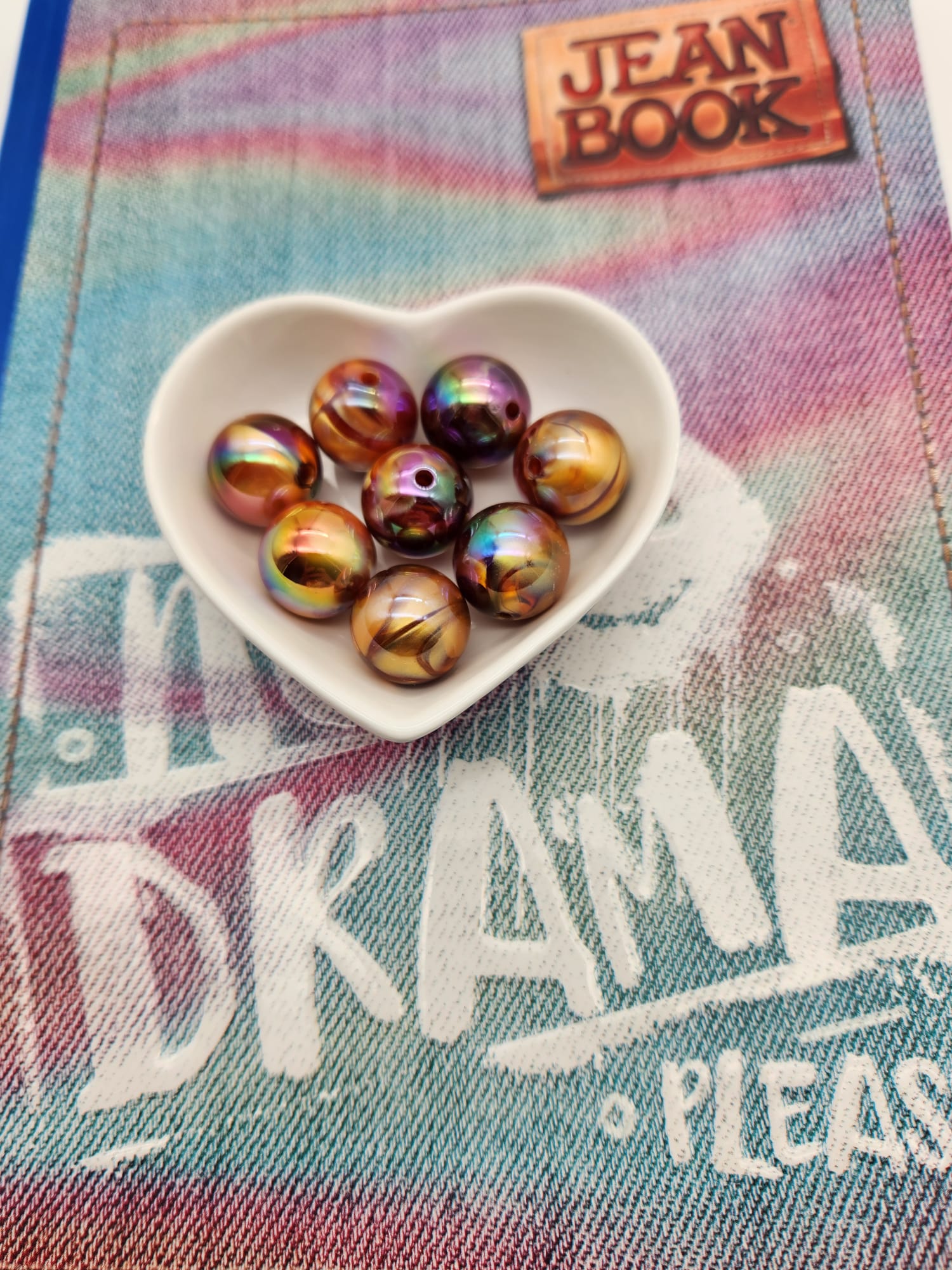 20mm Golden Swirl Beads Secondary image