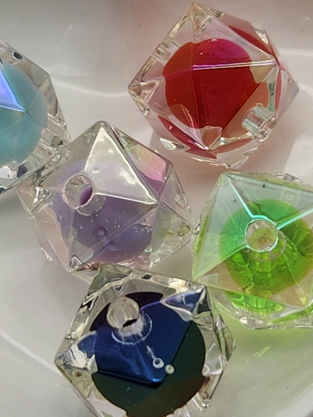 16MM Hexagon Double Layered AB Mix