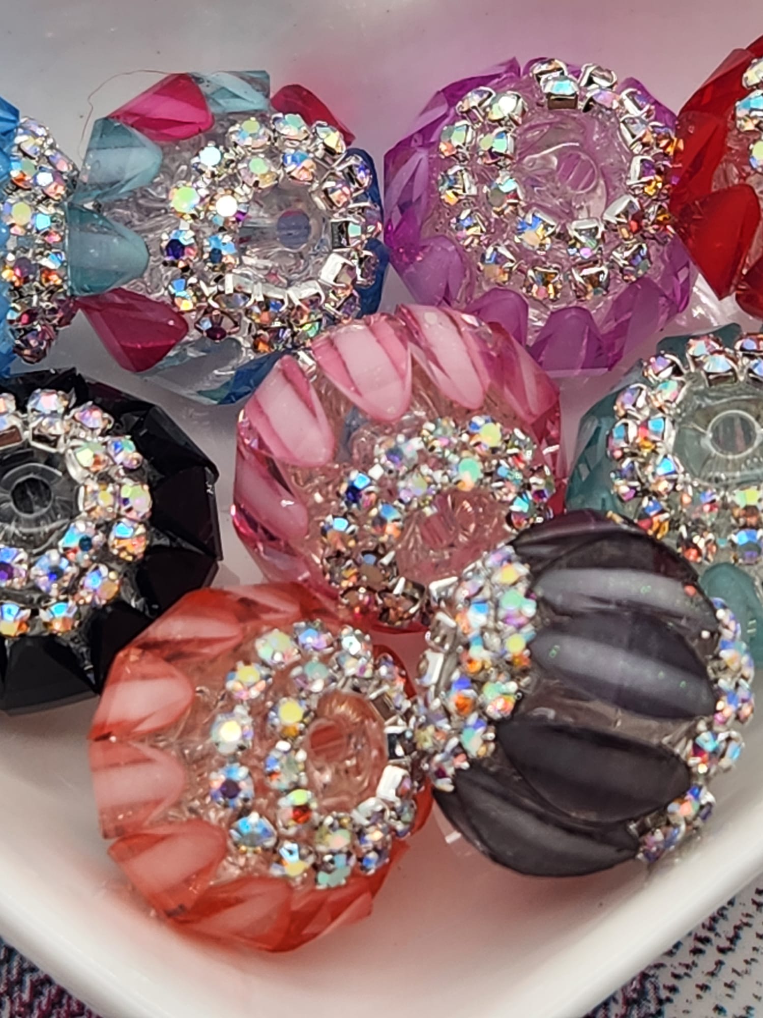 16mm Fancy Rhinestone Beads-T21