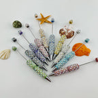 Pearl Rhinestone Clay Beadable Pens