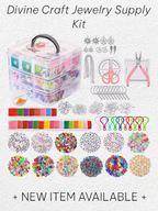 Divine Craft Jewelry Supply Kit (Over 5000pcs)