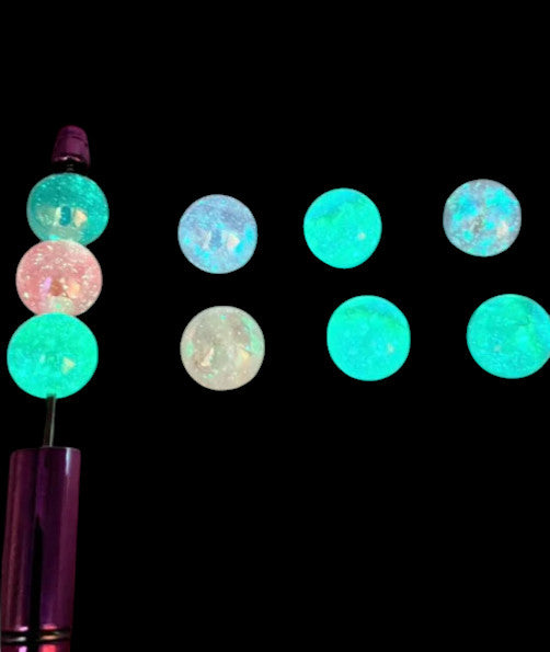 16mm Luminous Pearlescence AB Beads (Single Color and Mix) Secondary image
